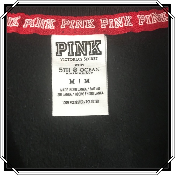 Pink by VS Black/Red Rutgers Jacket Size M NWOT - Picture 2 of 6